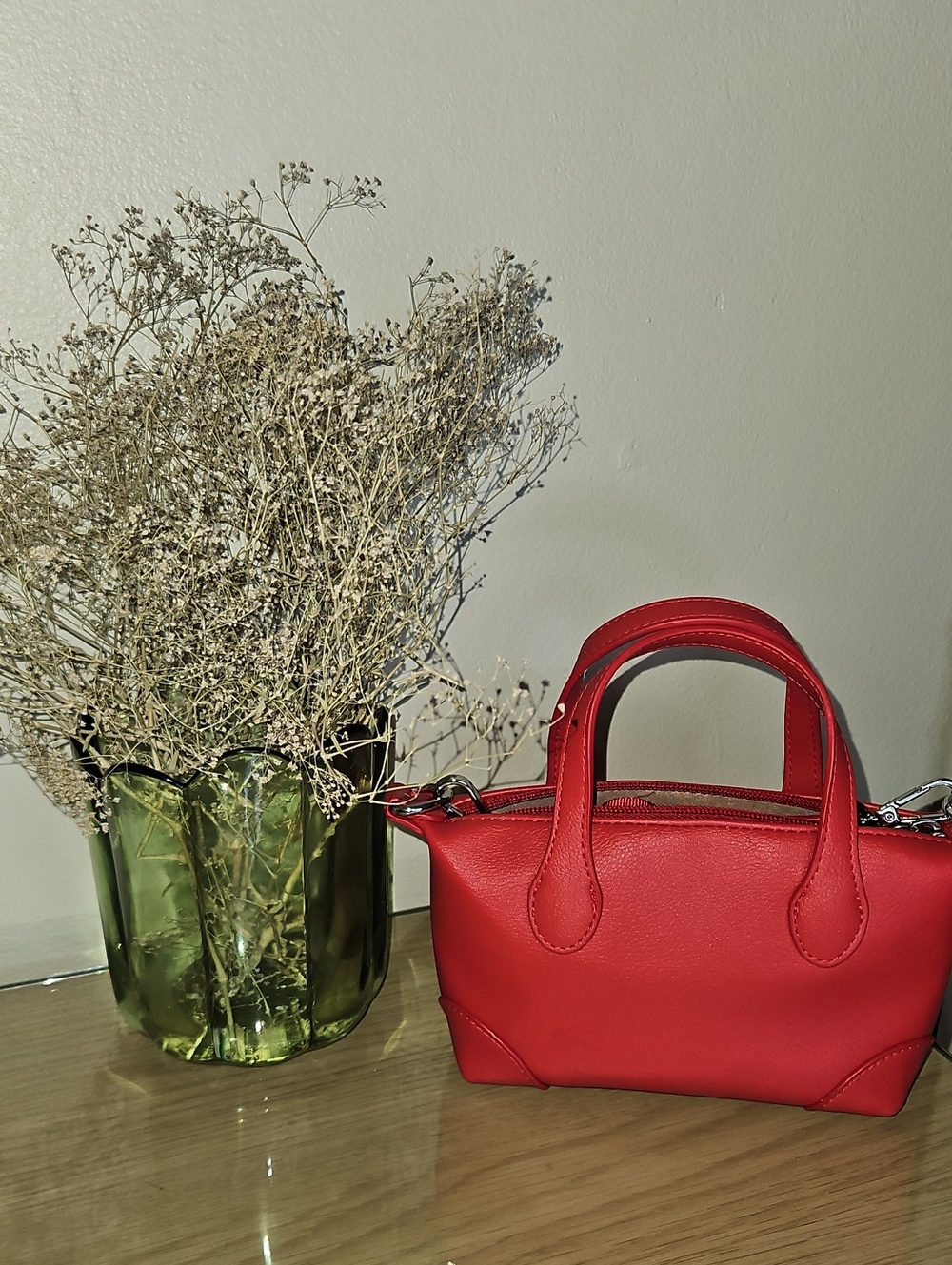 Red Women's Crossbody Mini Bag